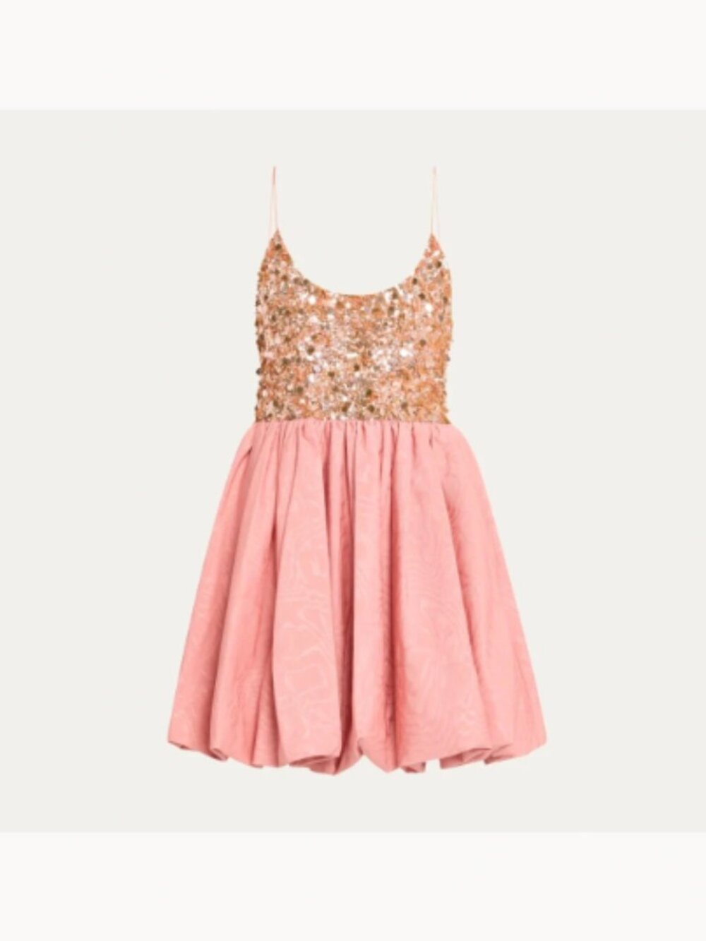 ALICE + OLIVIA NWT Nessa Sequined Empire-Waist Bubble Mini Dress (ORIG $695)